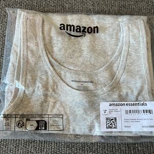 Amazon Essentials Women's Slim-Fit Tank, Pack of 2